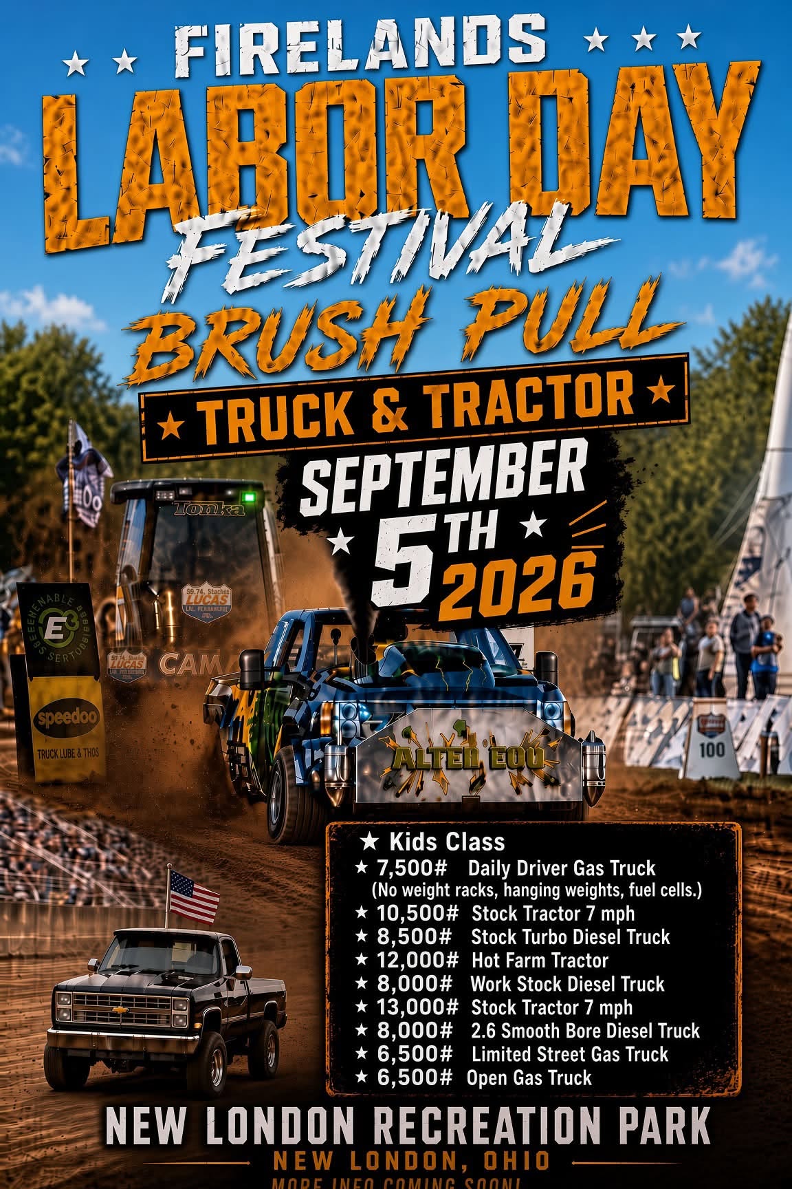 Truck and Tractor Pulls With Classes